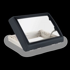 Oblò Midi Heki Style Dometic BARRA Grigio con Ventilazione 700x500