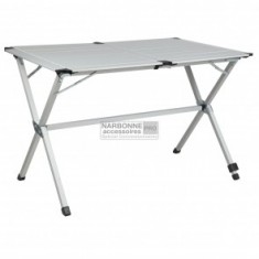 Tavolo alluminio Gap Less 4p  chiusura  ombrello