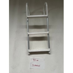 Scaletta per esterno 90cm 3 gradini
