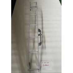 Scaletta per esterno 2.30mt 8 gradini