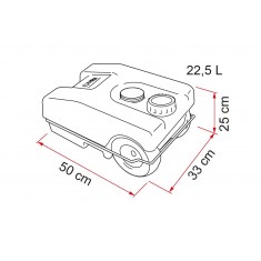 Roll-Tank 23 W - Acque grigie