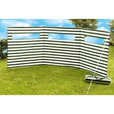 Paravento mt 2,75 Brunner in tessuto poliestere verde con paleria