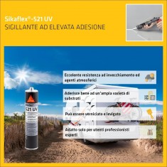 Sigillante Sikaflex-521 UV BIANCO