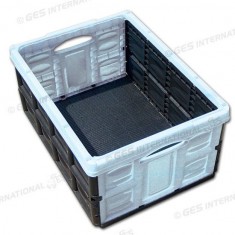Cesta pieghevole in plastica 60 lt