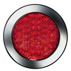 Fanale a Led con Anello Cromato Retronebbia SN735/12V