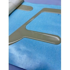 Logo originale Arca Cromato a rilievo Crema - 59x17