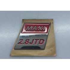 Emblema Sigla rosso per Fiat Ducato Maxi 2.8 JTD