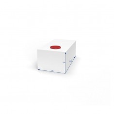 SERBATOIO ACQUA 44 LT - 31X23X60CM BIANCO