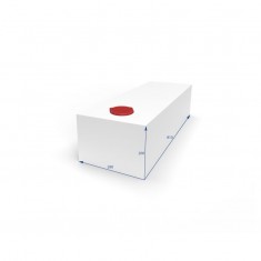 SERBATOIO ACQUA 45 LT - 28X20X81CM BIANCO