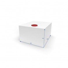 SERBATOIO ACQUA 49 LT - 40x26x48cm BIANCO