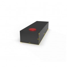 SERBATOIO ACQUA 55 LT - 31x19x95 cm NERO