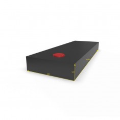 SERBATOIO ACQUA 57 LT - 40x12x120 cm NERO