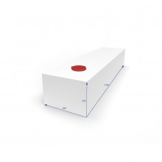 SERBATOIO ACQUA 60 LT - 28x20x110cm  BIANCO