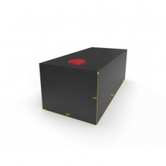 SERBATOIO ACQUA 68LT. 34X28X74cm NERO