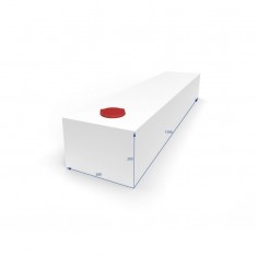 SERBATOIO ACQUA 72LT. 28x20x130 cm BIANCO