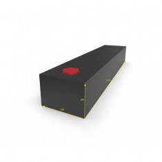 SERBATOIO ACQUA 72LT. 28x20x130 cm NERO