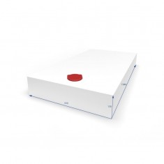 SERBATOIO ACQUA 74LT. 55x13x104 cm BIANCO