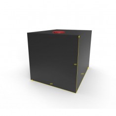 SERBATOIO ACQUA 80LT. 40x40x50cm NERO