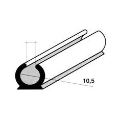 Profilo alluminio multiuso argento barra mt.3