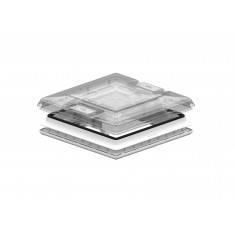 Oblò Vent 50X50 - Bianco e Crystal