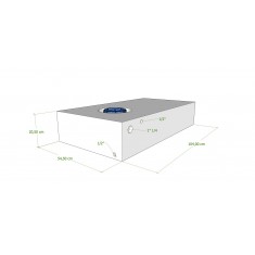 SERBATOIO 120 LT BIANCO NATURALE