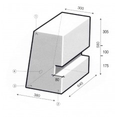 SERBATOIO 125 LT BIANCO NATURALE 64x58x38 cm