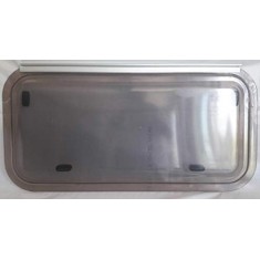 FINESTRA 128,5 x 54    compatibile Polyplastic colore grigio antracite