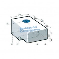 Serbatoio sagomato 85 Lt