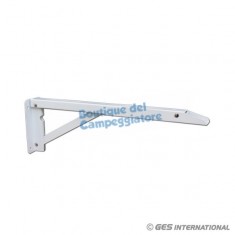 Supporto per mensole pieghevole ribaltabile bianco 345 mm