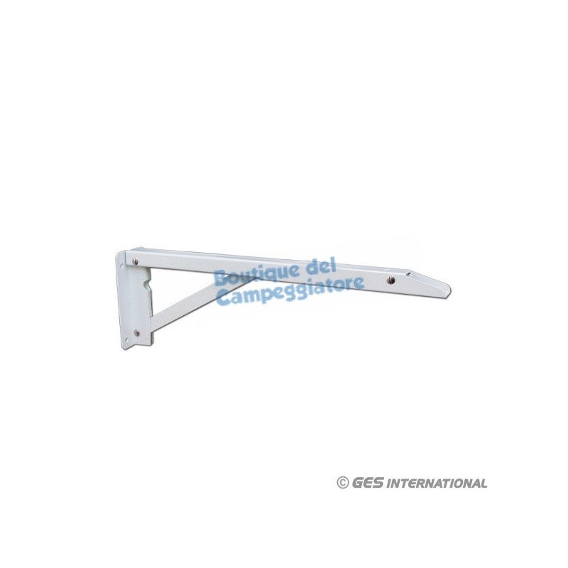 Supporto per mensole pieghevole ribaltabile bianco 345 mm