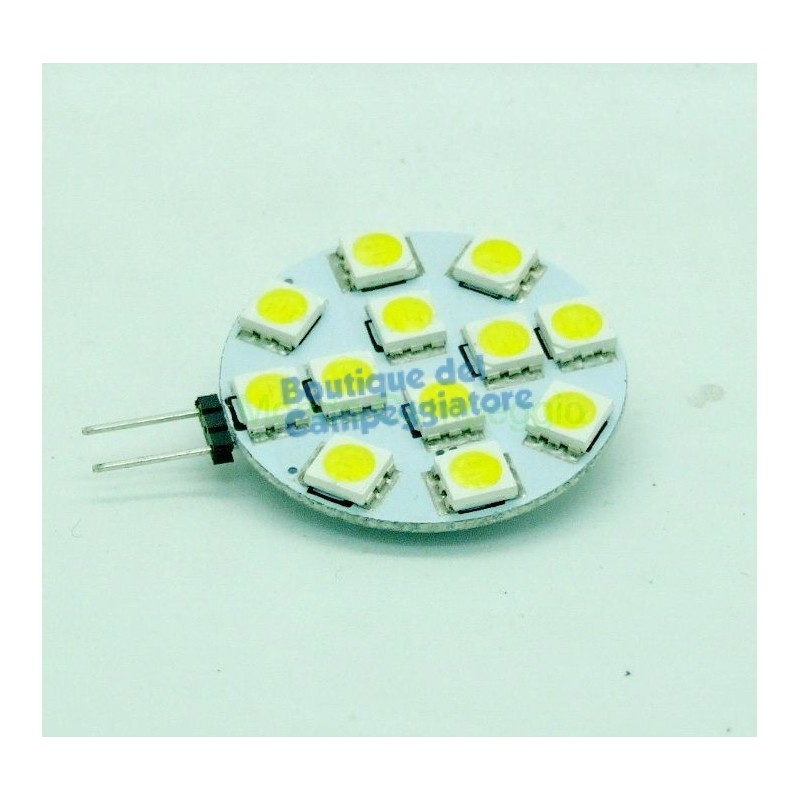 Lampada Per Faretti A Led Attacco G4 12 Smd5050 Bianco Freddo Pe