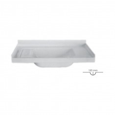 Lavandino per bagno L 695 x P 330 mm
