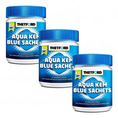 3 Confezioni Aqua Kem Blue Sachets