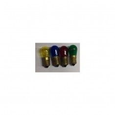 lampadine tecno 14 v 5 w 4 pz colori assortiti