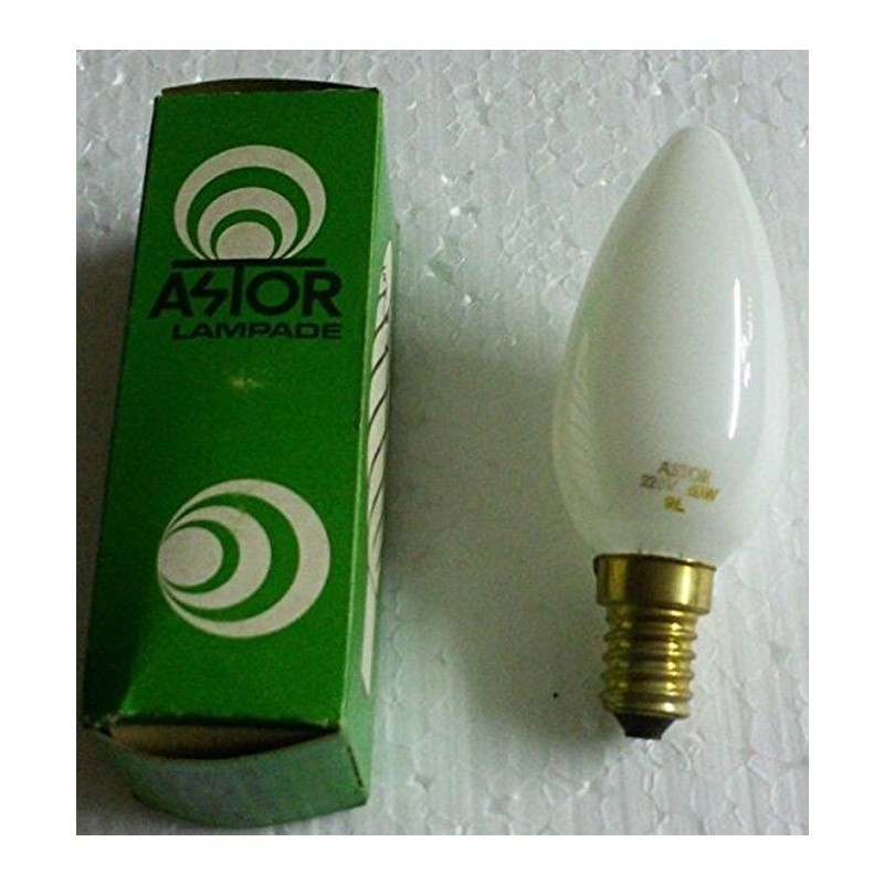 3 lampadine e14 60w 220v astor