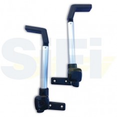 COPPIA BRACCETTI A SCATTO DX/SX H.300 SENZA MANIGLIE