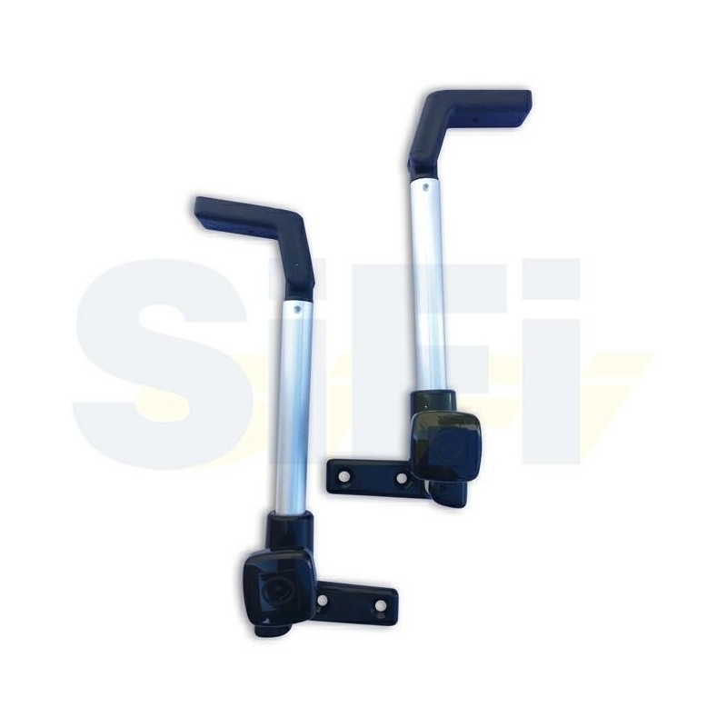 COPPIA BRACCETTI A SCATTO DX/SX H.300 SENZA MANIGLIE