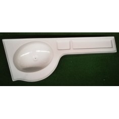 Lavandino per Bagno L 1020 x P 360 mm (VASCA SX)