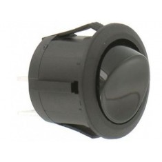 Interruttore Unipolare Tondo Nero