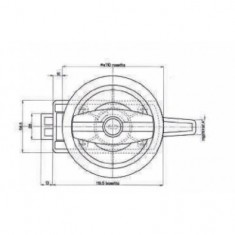 SERRATURA PORTA "EU" DX C/IMP.INT.S/ROT
